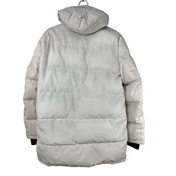 Tommy Hilfiger Mens White Puffer Jacket Size M - Picture 4 of 14